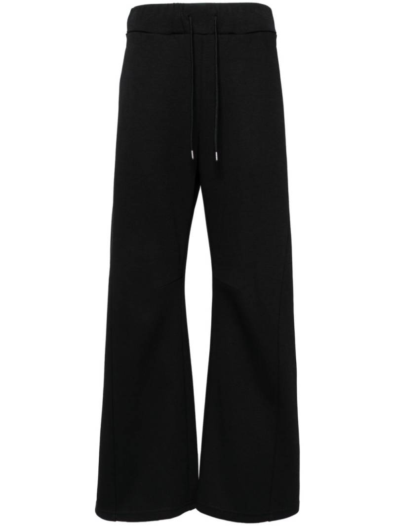 Attachment drawstring-waistband trousers - Black von Attachment