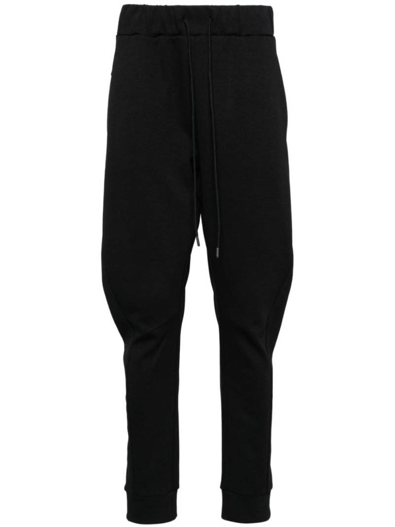 Attachment drawstring-waistband trousers - Black von Attachment