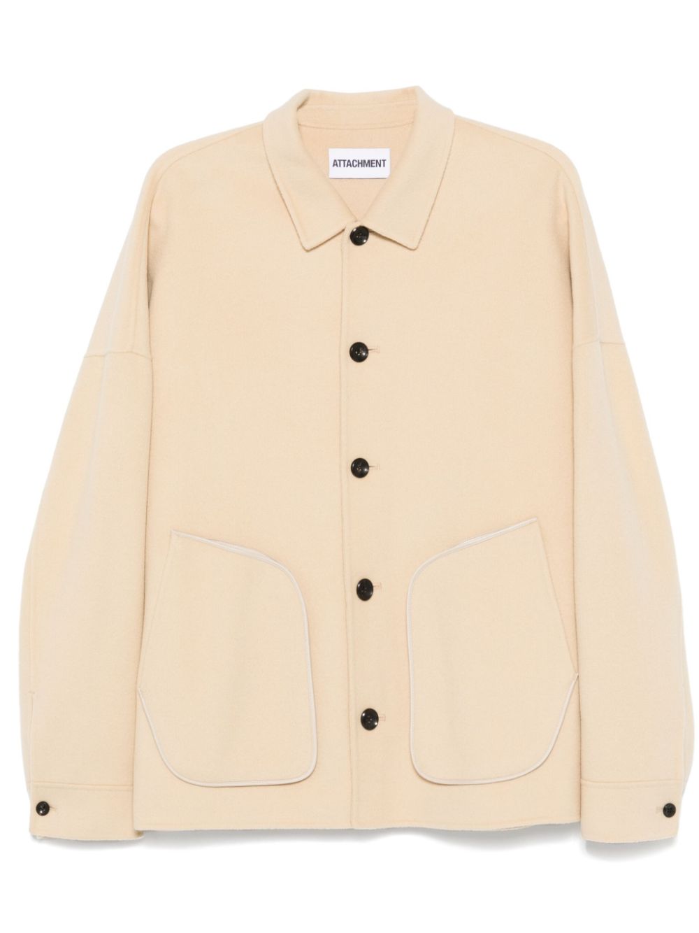 Attachment felted shirt jacket - Neutrals von Attachment