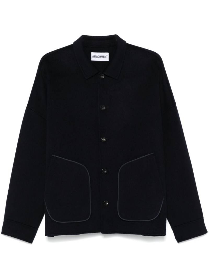 Attachment single-breasted shirt jacket - Blue von Attachment