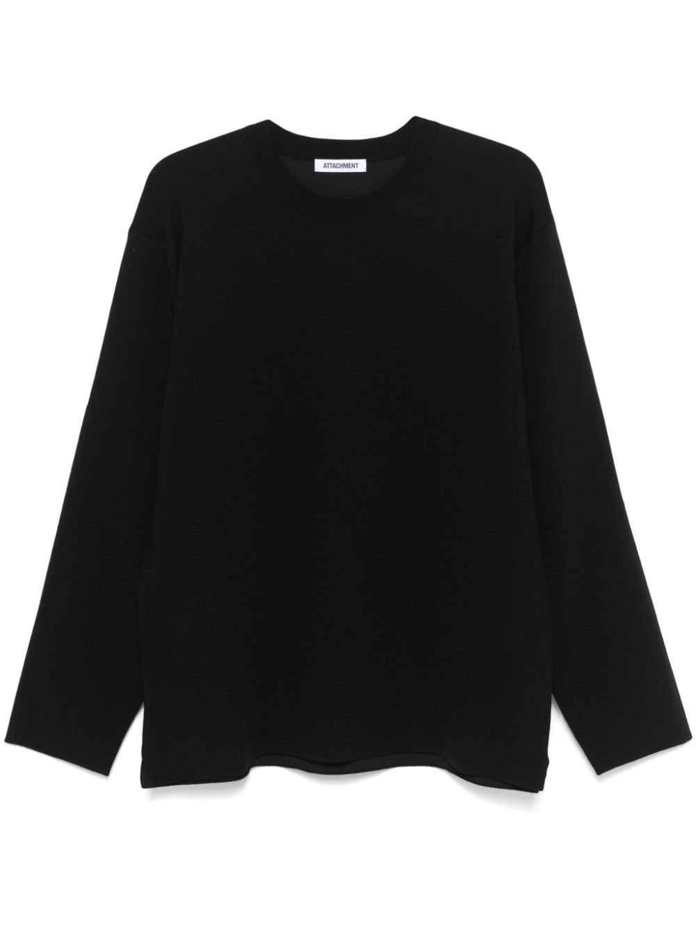 Attachment wool sweater - Black von Attachment