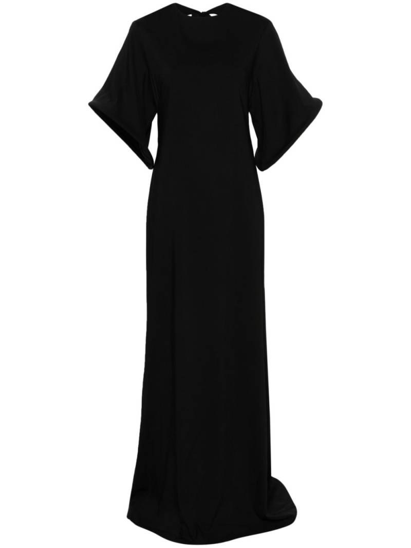 Atu Body Couture bell-sleeve open-back maxi dress - Black von Atu Body Couture