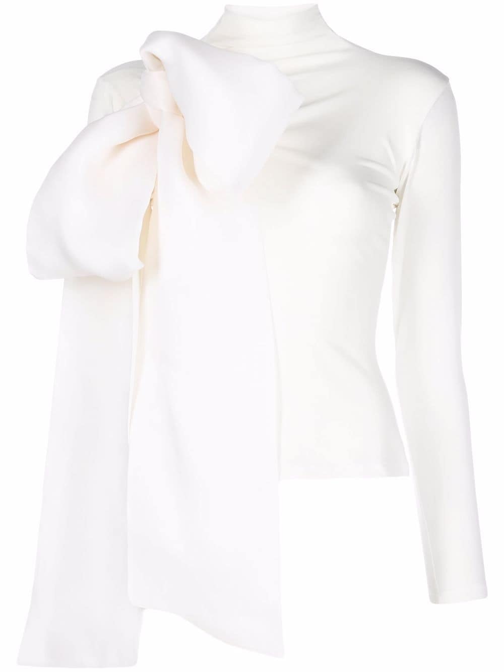 Atu Body Couture bow-detail blouse - White von Atu Body Couture