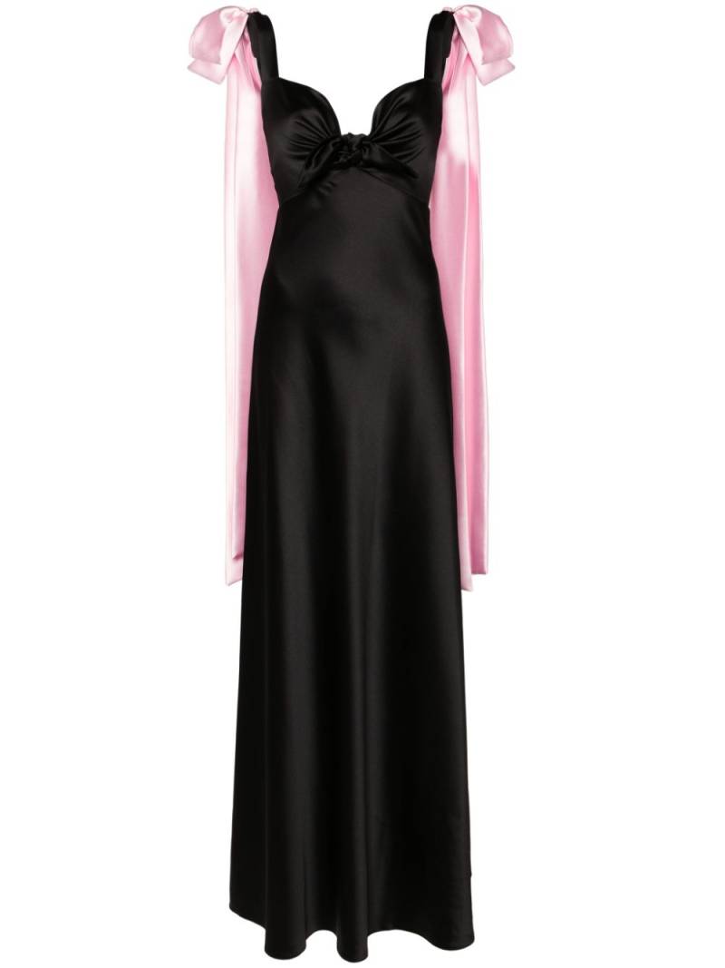 Atu Body Couture bow-detail gown - Black von Atu Body Couture