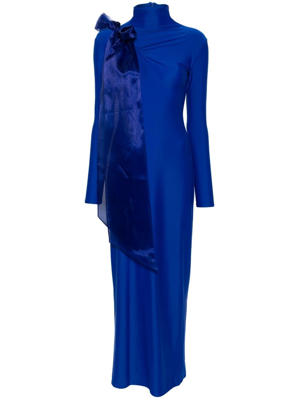 Atu Body Couture draped-detail maxi dress - Blue von Atu Body Couture