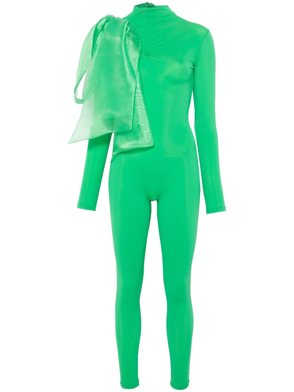 Atu Body Couture organza-bow jumpsuit - Green von Atu Body Couture