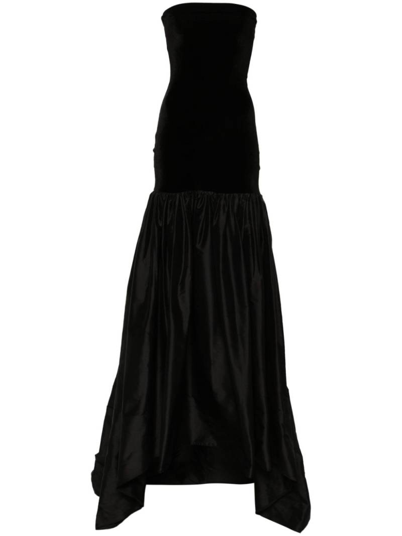 Atu Body Couture ruched strapless gown - Black von Atu Body Couture