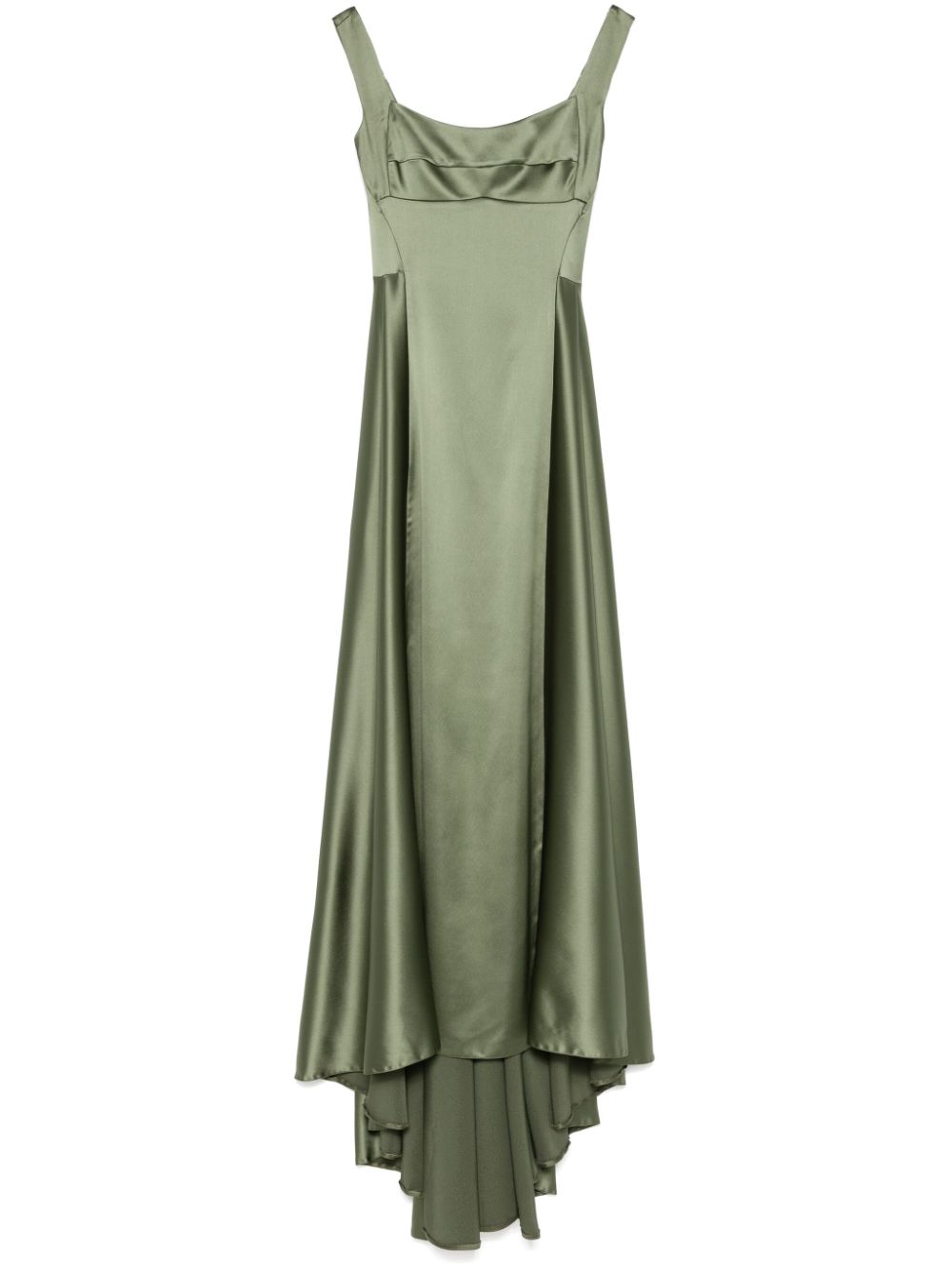 Atu Body Couture satin gown maxi dress - Green von Atu Body Couture