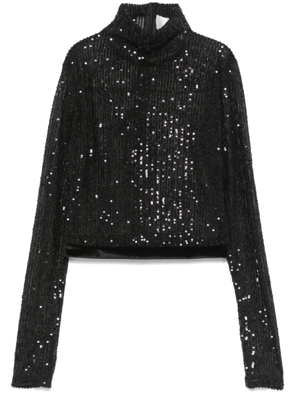 Atu Body Couture sequinned blouse - Black von Atu Body Couture