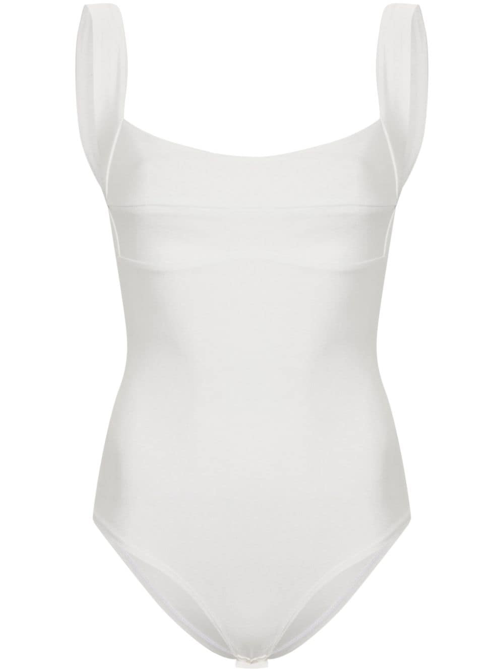 Atu Body Couture square-neck bodysuit - White von Atu Body Couture