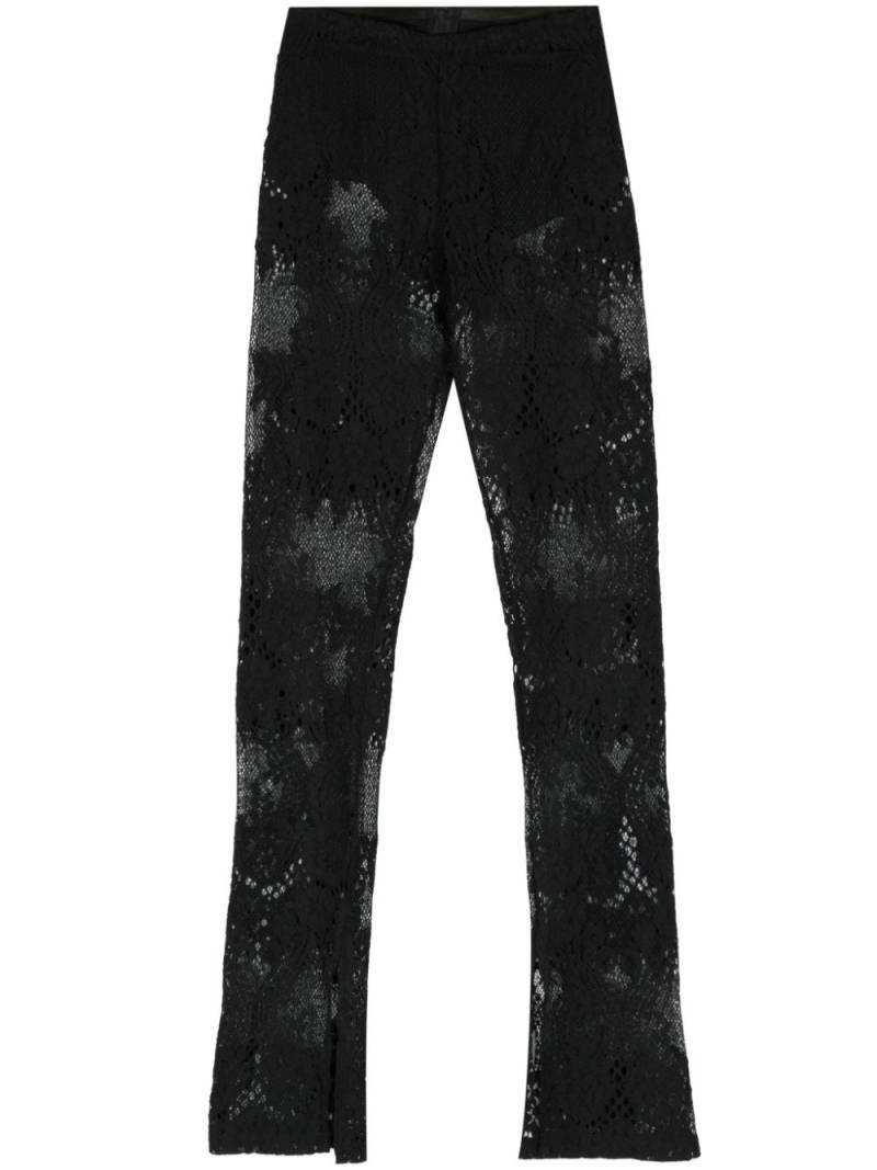 Atu Body Couture x Rue Ra lace flared trousers - Black von Atu Body Couture