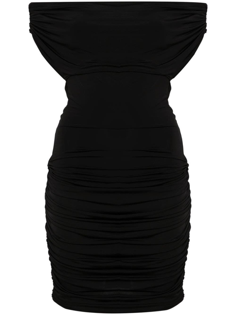 Atu Body Couture x Rue Ra ruched mini dress - Black von Atu Body Couture