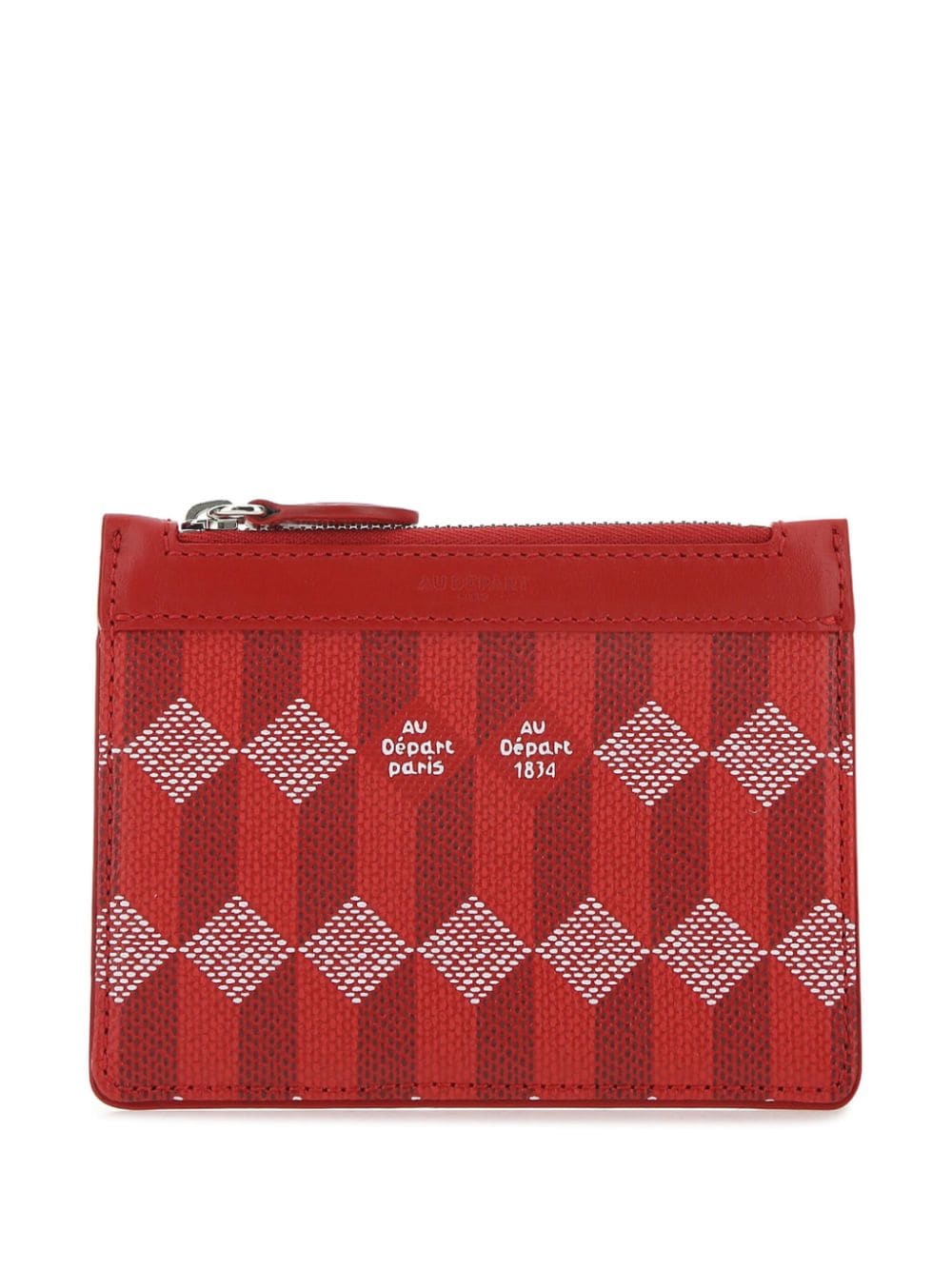 Au Départ logo-engraved make up pouch - Red von Au Départ