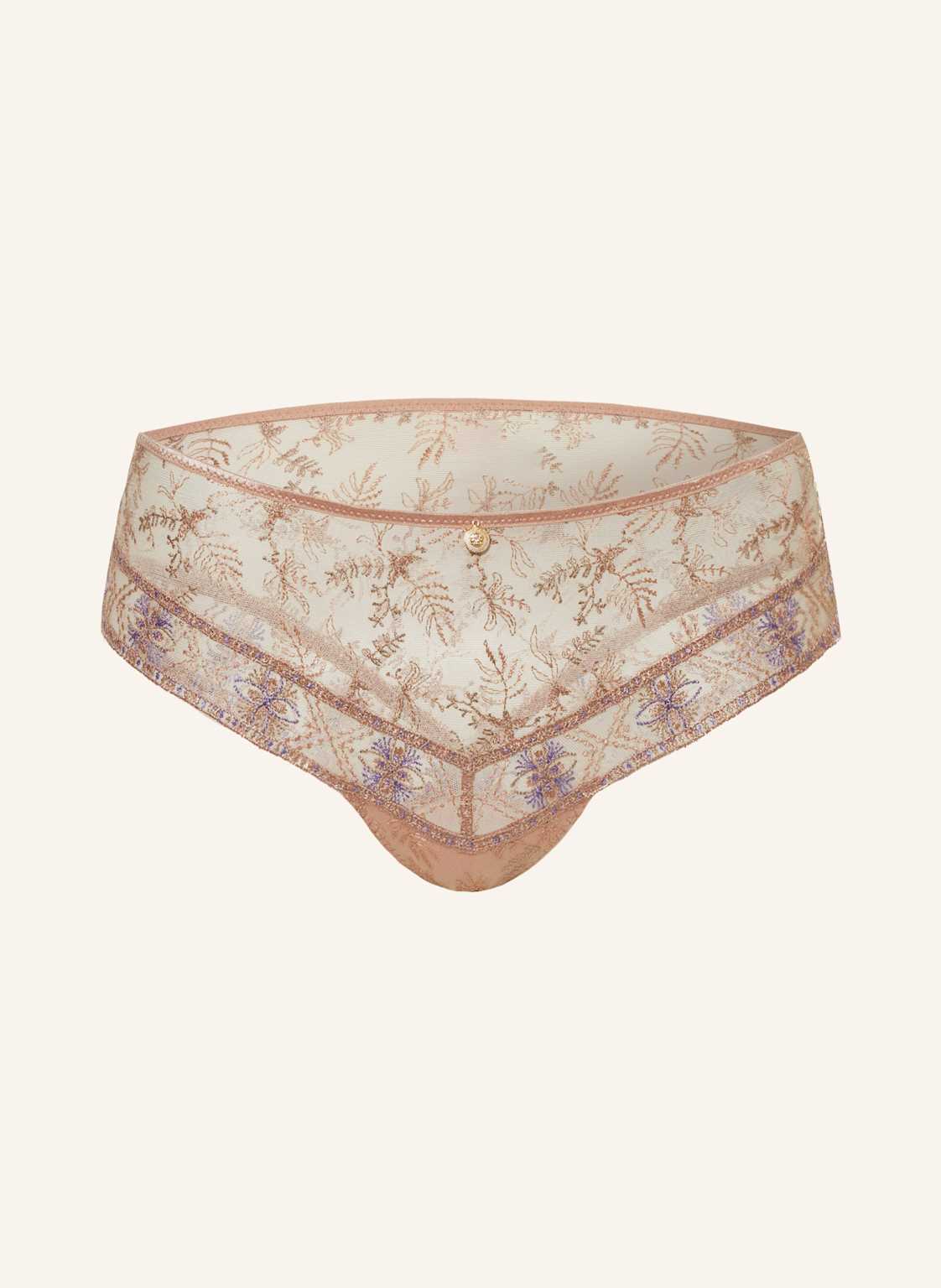 Aubade Panty Sound Of Heart Mit Glitzergarn beige von Aubade