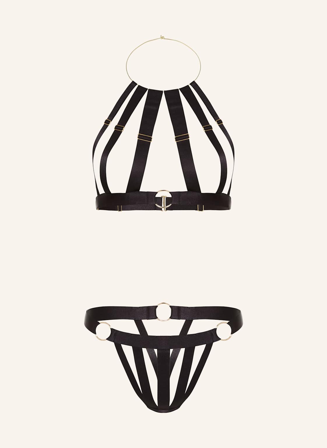 Aubade Set Lust For Life: Bh Und String schwarz von Aubade