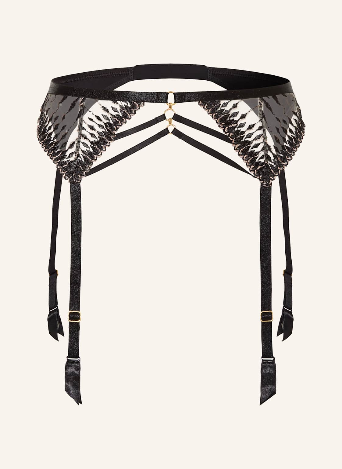 Aubade Strumpfhalter Voodoo Kiss Mit Glitzergarn schwarz Aubade Strumpfhalter Voodoo Kiss Mit Glitzergarn schwarz von Aubade