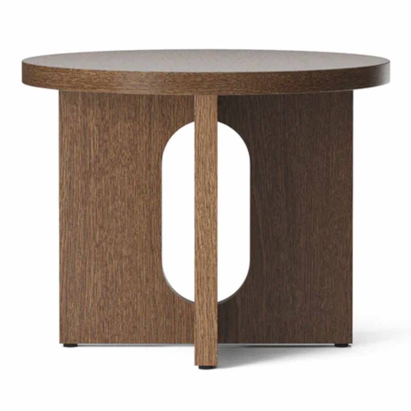 Androgyne Side Table Beistelltisch, Tischplatte dark stained oak, Gestell dark stained oak von Audo Copenhagen