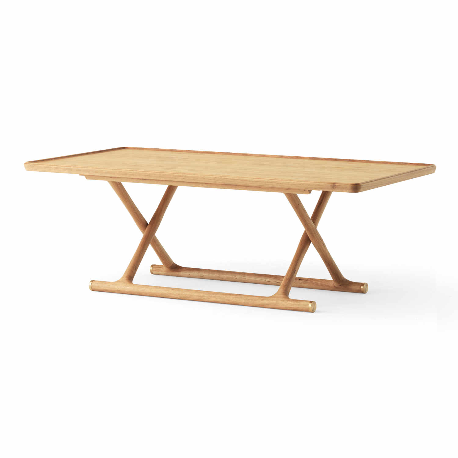 Jäger Lounge Table Couchtisch, holz natural oak von Audo Copenhagen