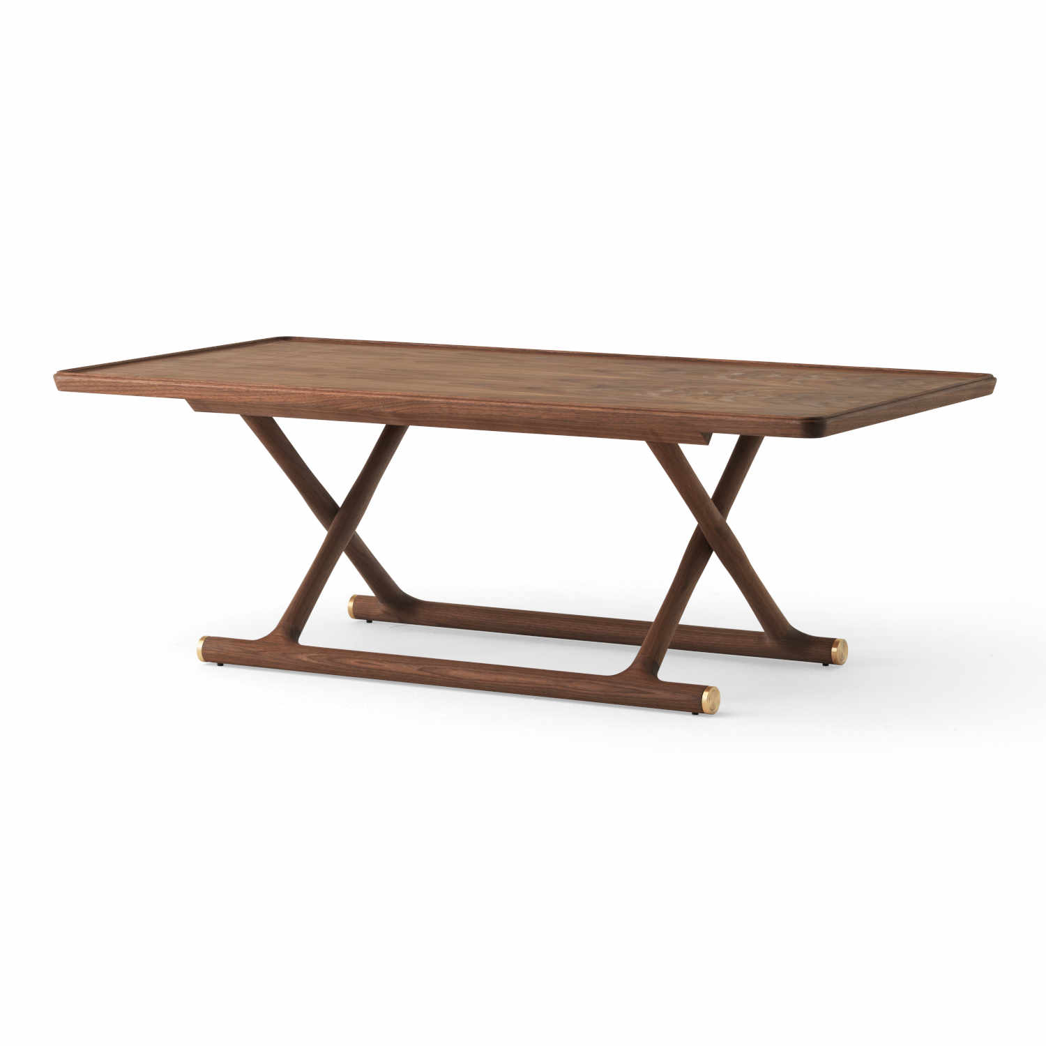 Jäger Lounge Table Couchtisch, holz walnut von Audo Copenhagen