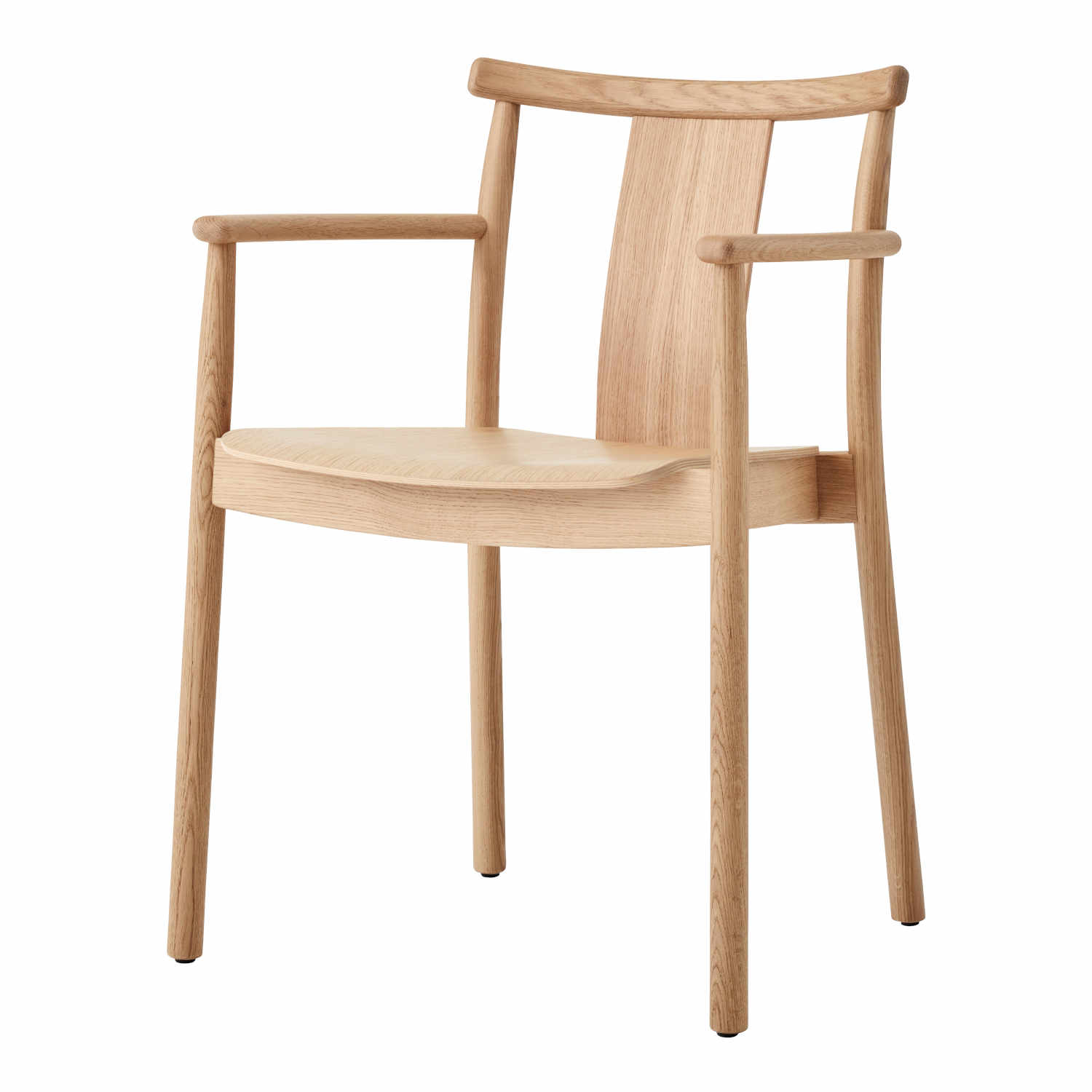 Merkur Dining Chair, Armlehne mit, holz natural oak von Audo Copenhagen