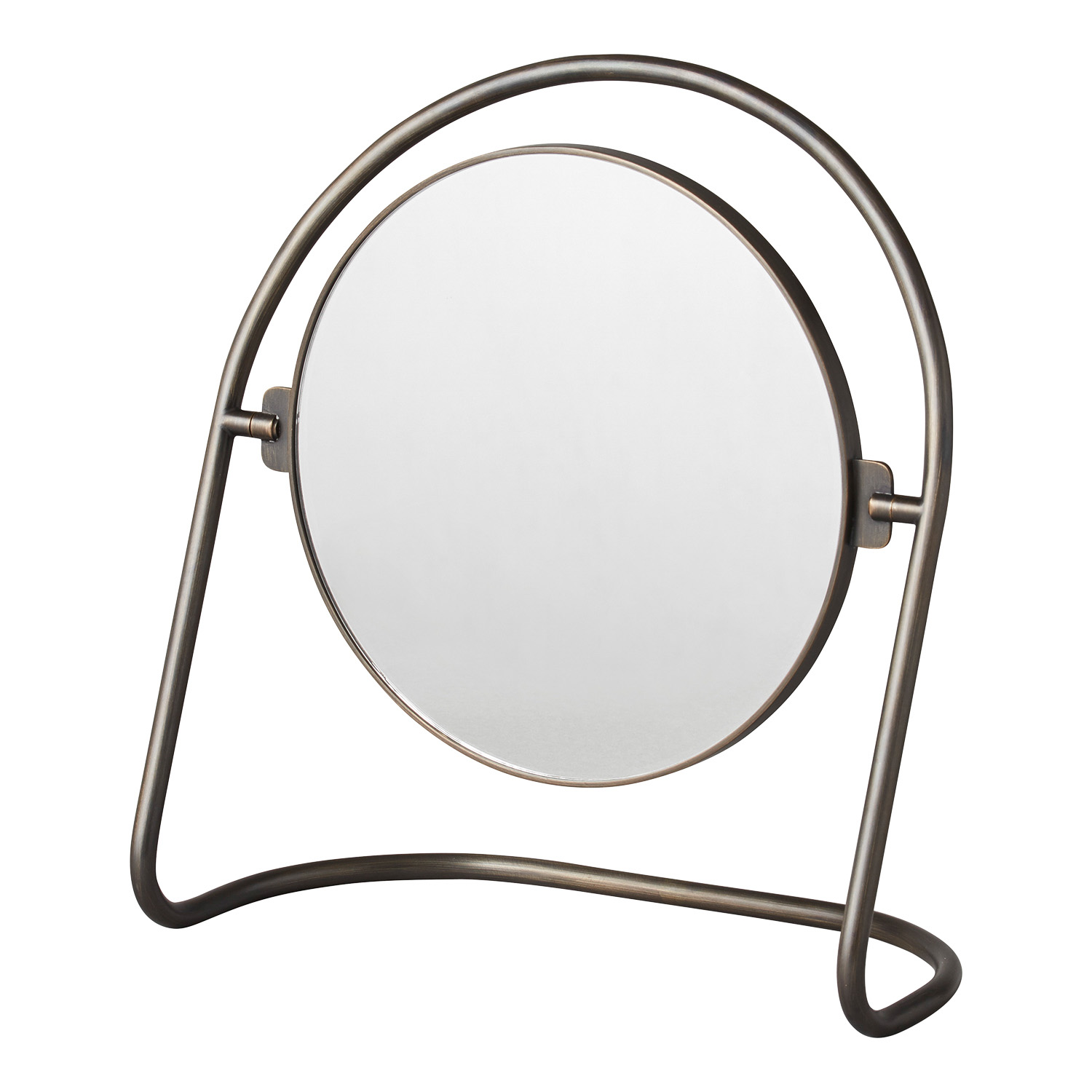 Nimbus Table Mirror Tischspiegel, Farbe bronzed brass von Audo Copenhagen