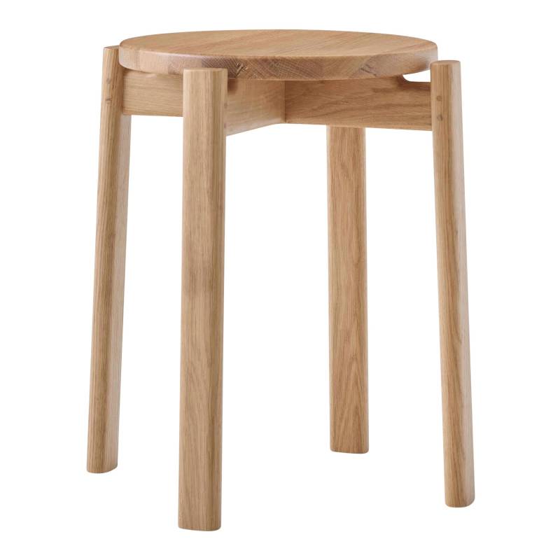 Passage Stool Hocker, holz natural oak von Audo Copenhagen