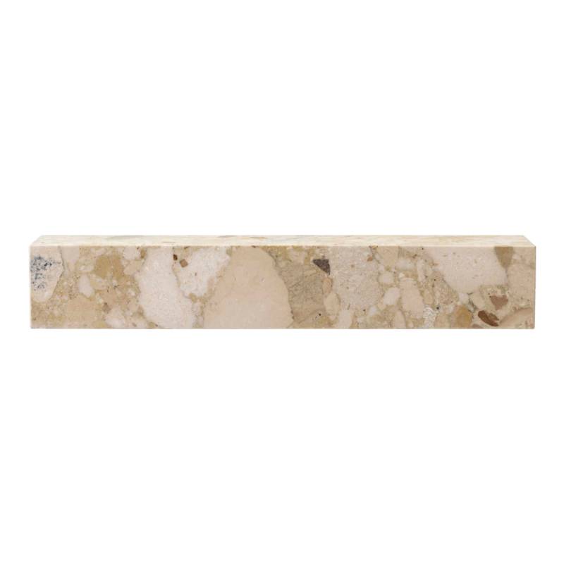 Plint Shelf Wandregal, Farbe sand kunis breccia von Audo Copenhagen