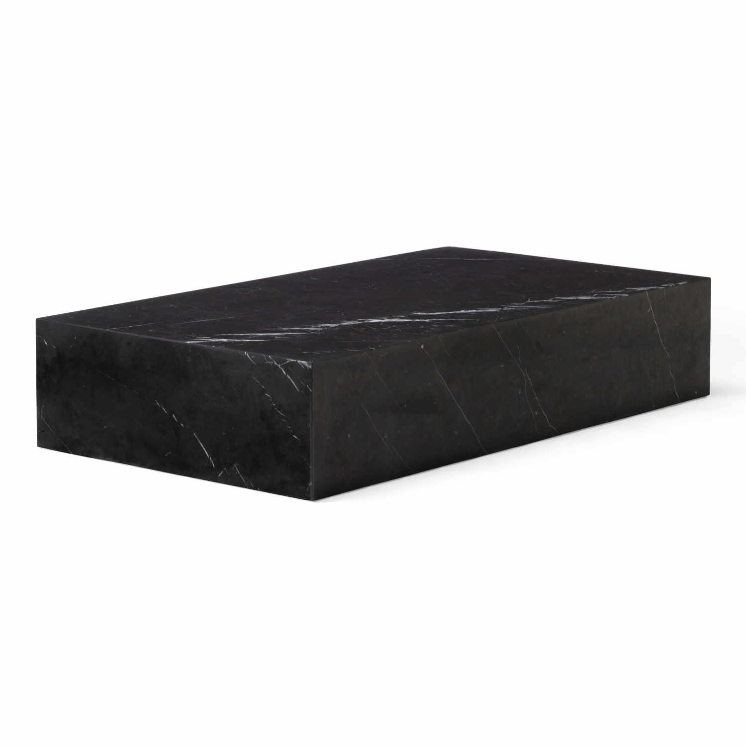 Plinth Grand Couchtisch, Marmor marquina von Audo Copenhagen