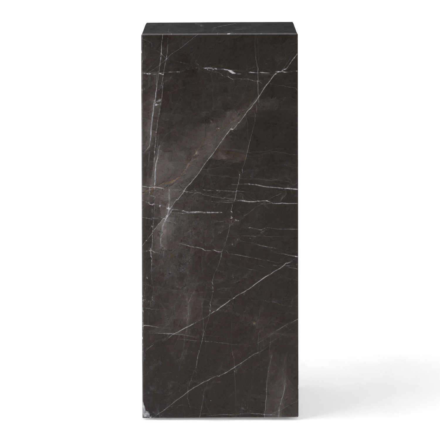 Plinth Pedestal Säule/Sockel, Marmor grey kendzo marble von Audo Copenhagen