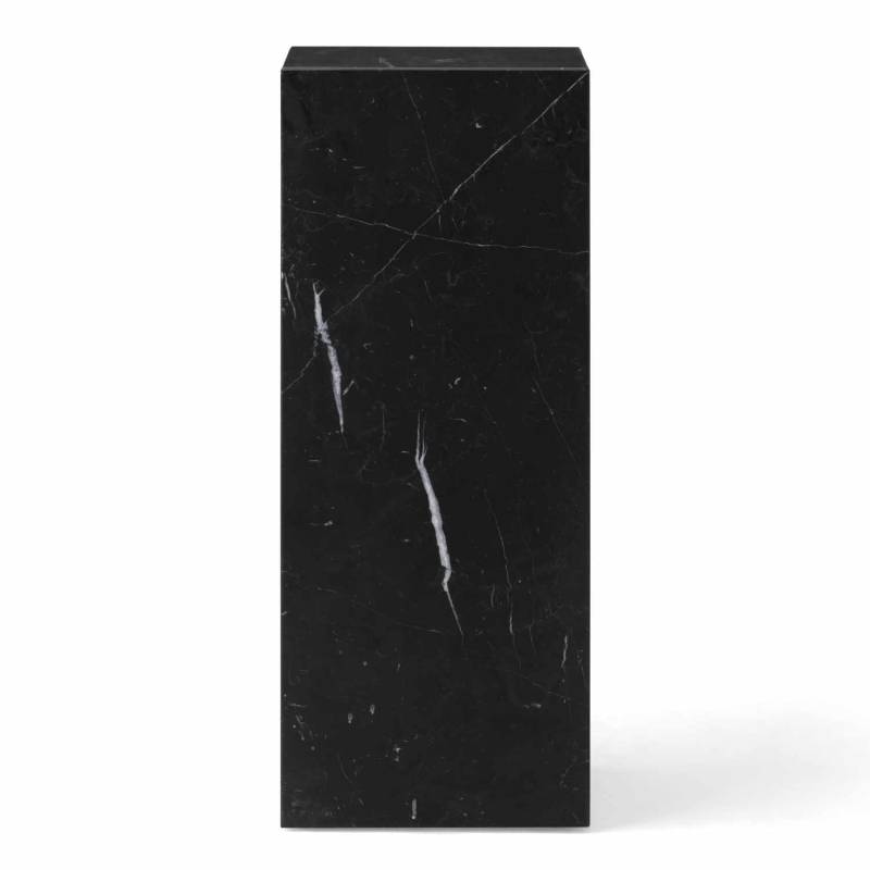 Plinth Pedestal Säule/Sockel, Marmor marquina von Audo Copenhagen