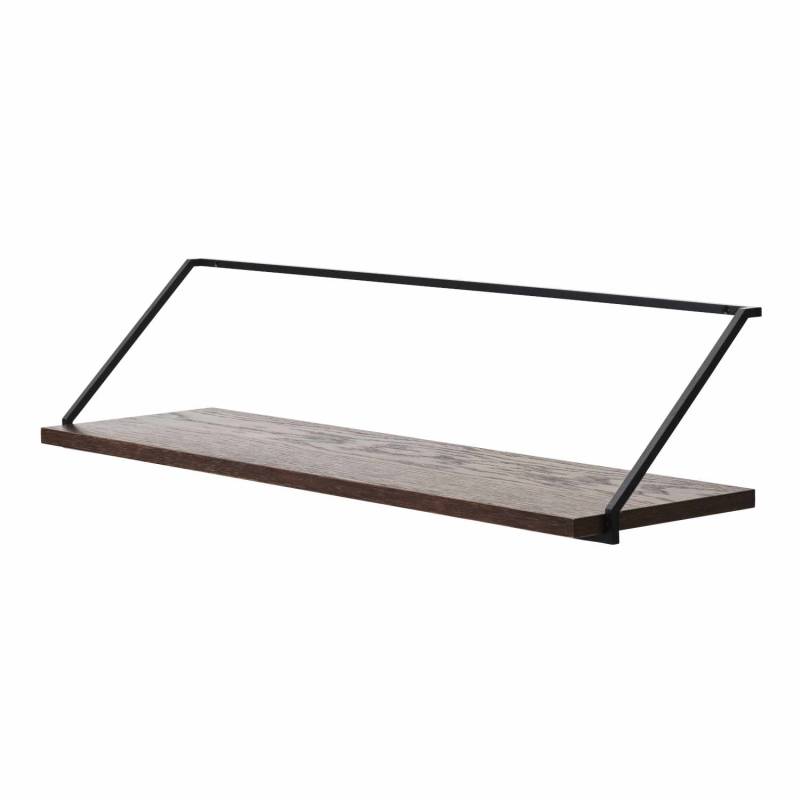 Rail Shelf Wandregal, holz black stained oak von Audo Copenhagen