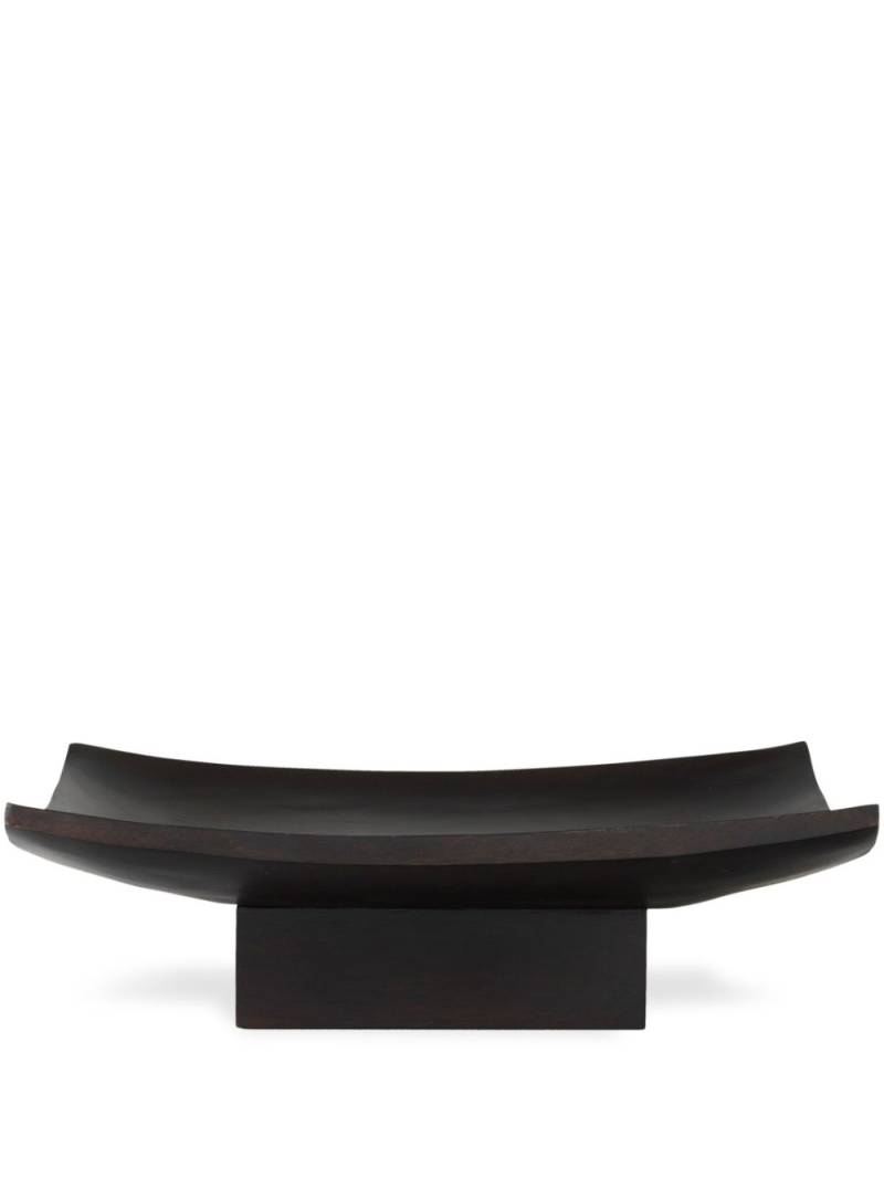 Audo Relevé wood platter - Black von Audo