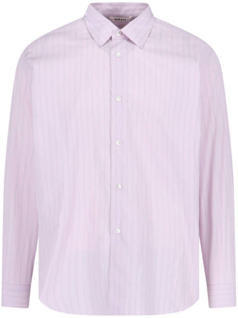 Auralee Count Suvin shirt - Purple von Auralee