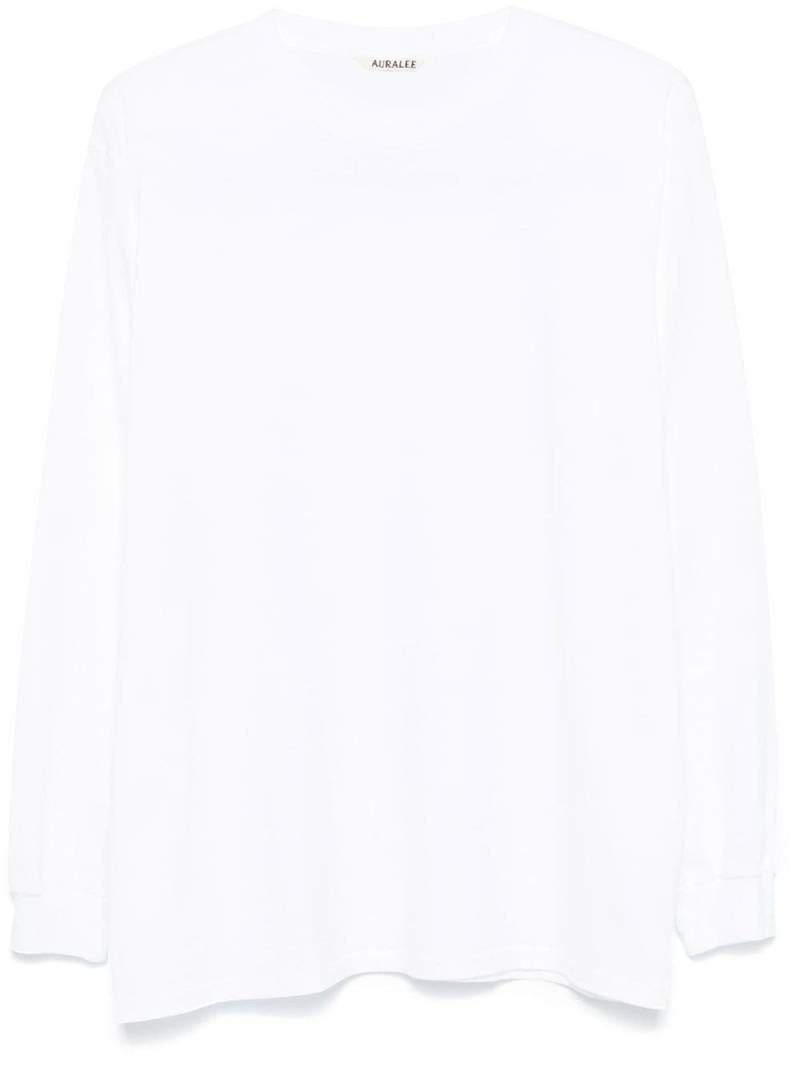 Auralee Luster Plaiting T-shirt - White von Auralee