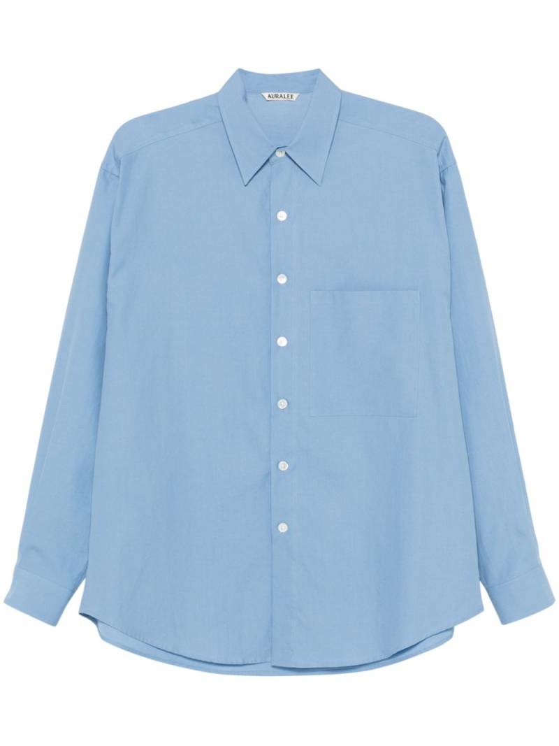 Auralee cotton shirt - Blue von Auralee