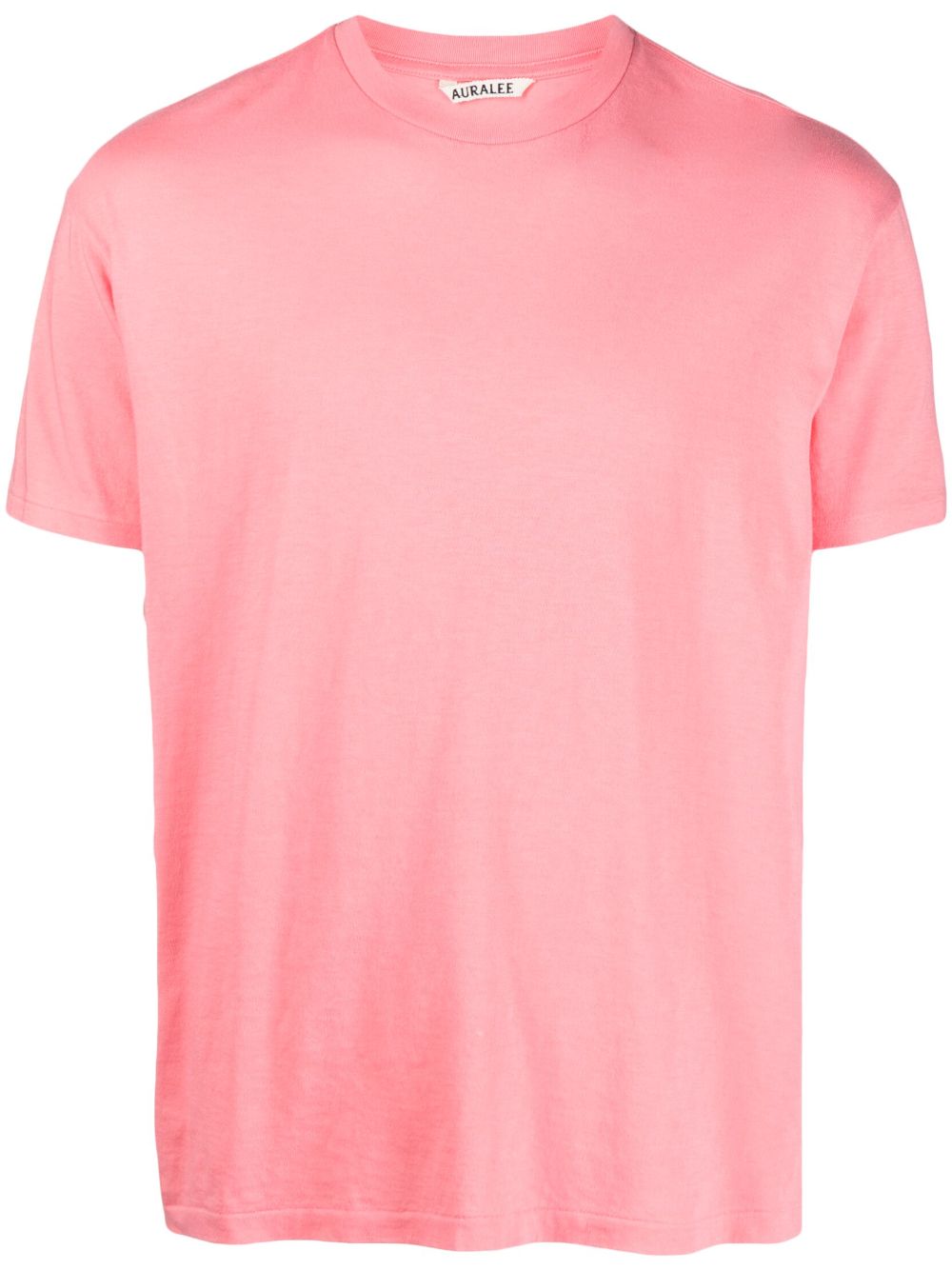 Auralee crew-neck cotton T-shirt - Pink von Auralee