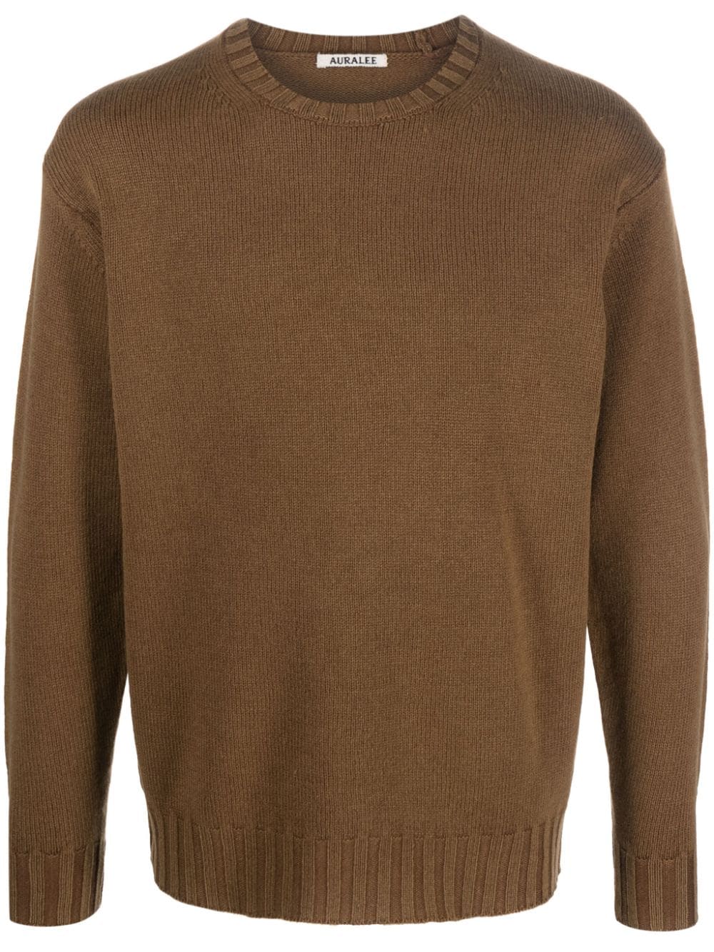 Auralee crew-neck wool jumper - Brown von Auralee