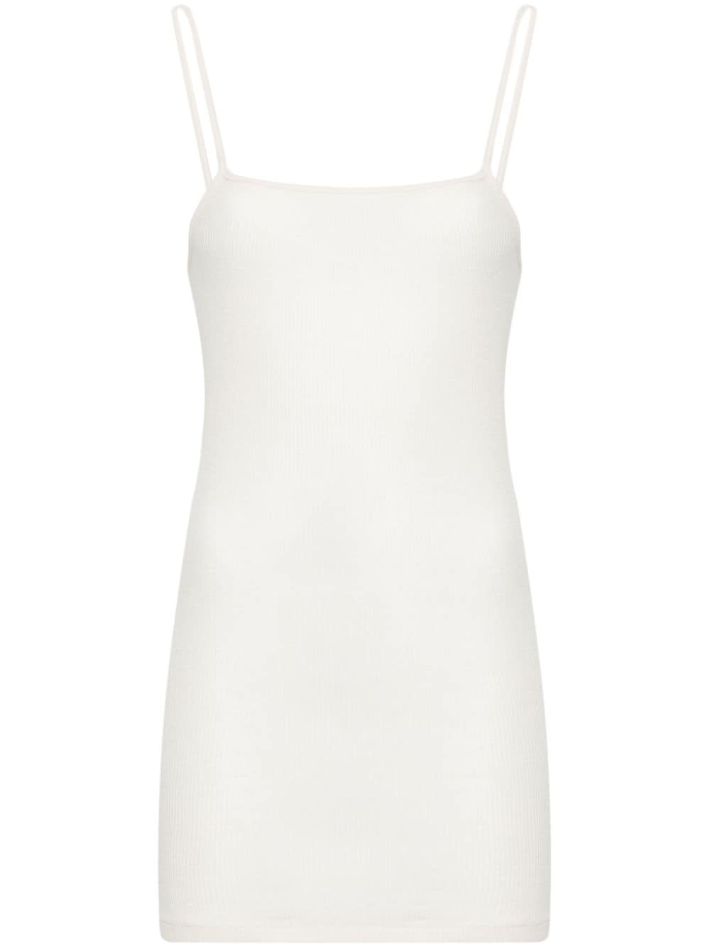 Auralee fine-ribbed cotton tank top - Neutrals von Auralee