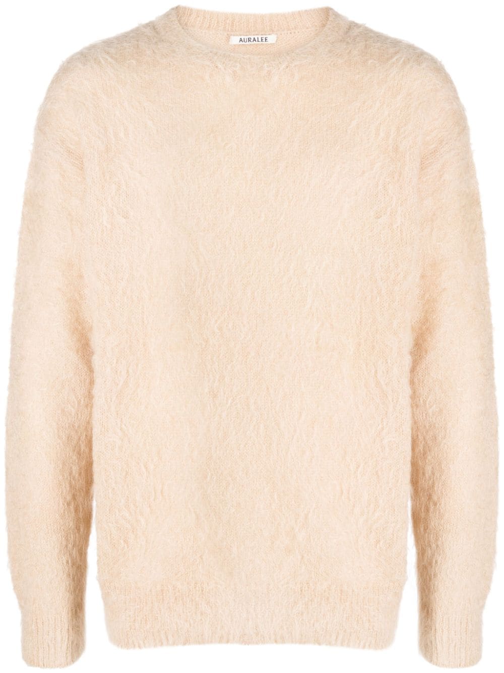 Auralee fleece crew-neck jumper - Neutrals von Auralee