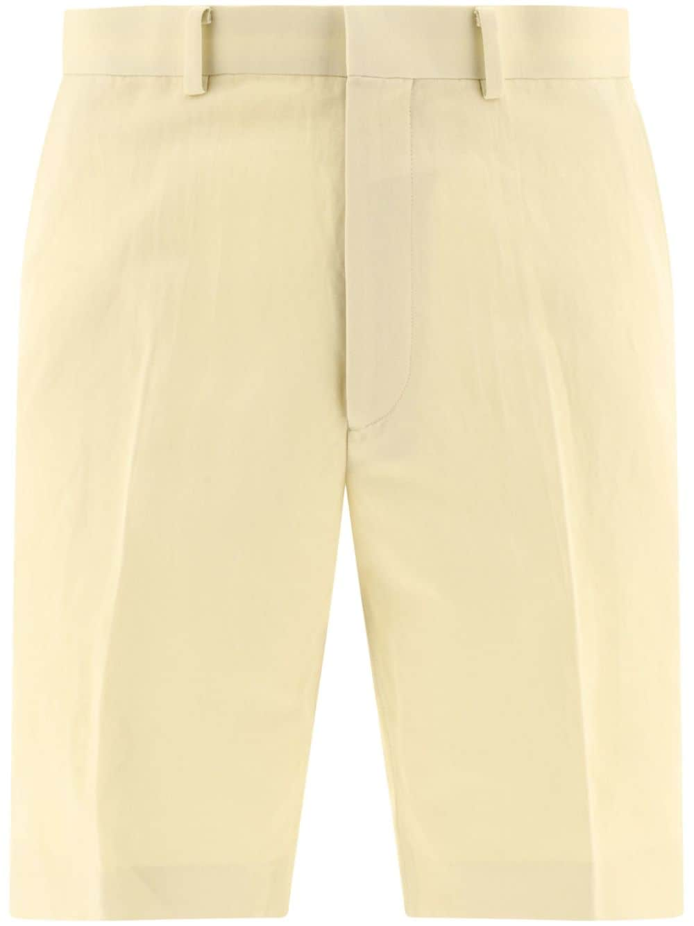 Auralee pressed-crease chino shorts - Neutrals von Auralee