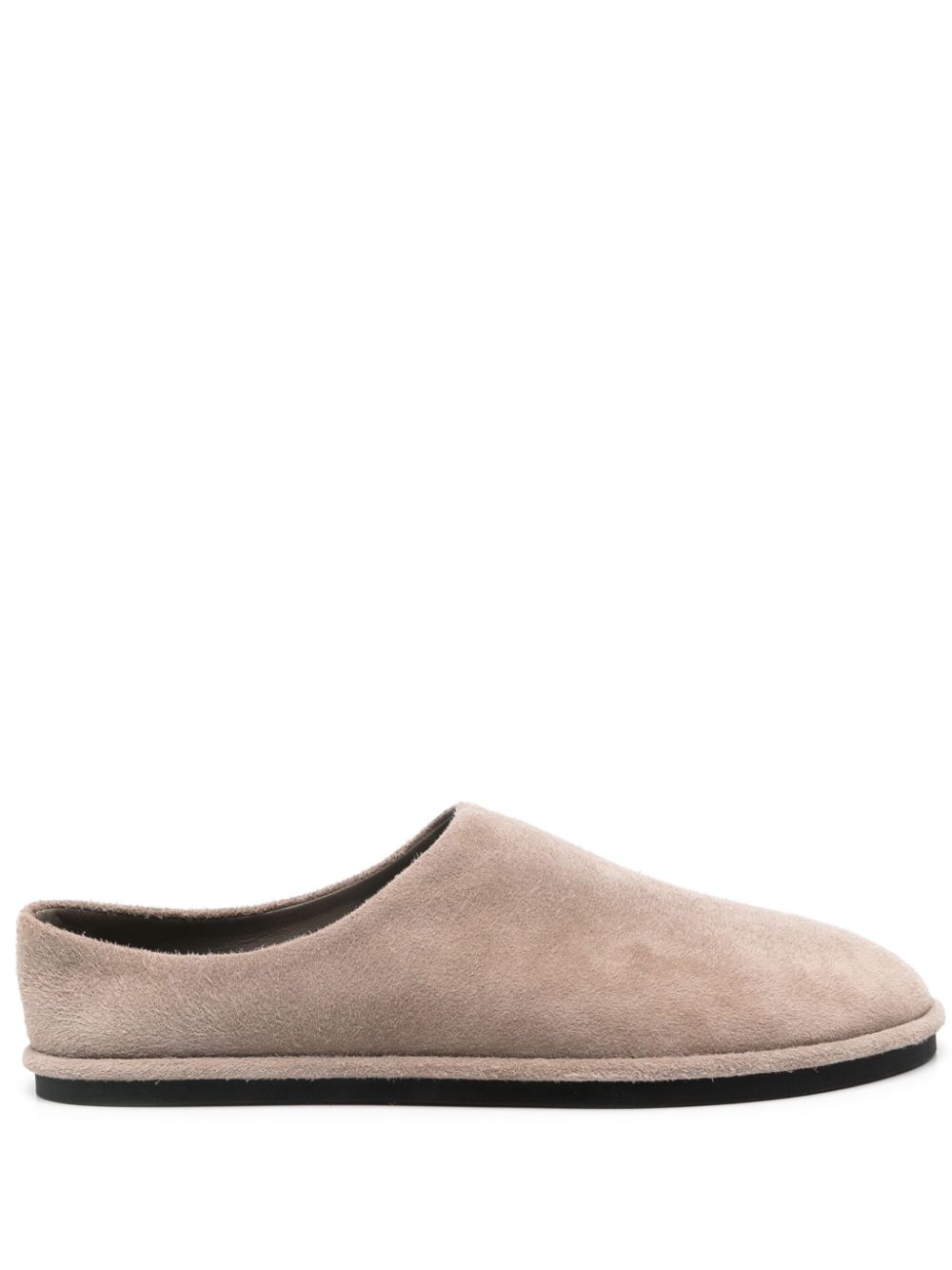 Auralee suede slippers - Neutrals von Auralee