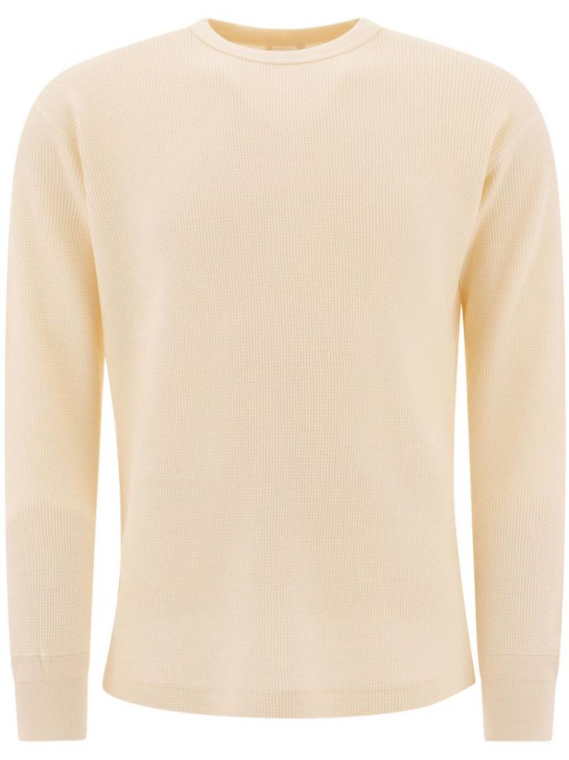 Auralee waffle-knit sweatshirt - White von Auralee