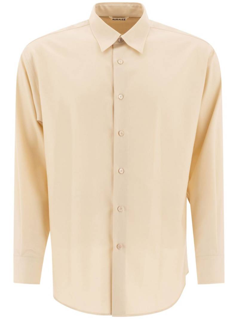 Auralee wool shirt - Neutrals von Auralee