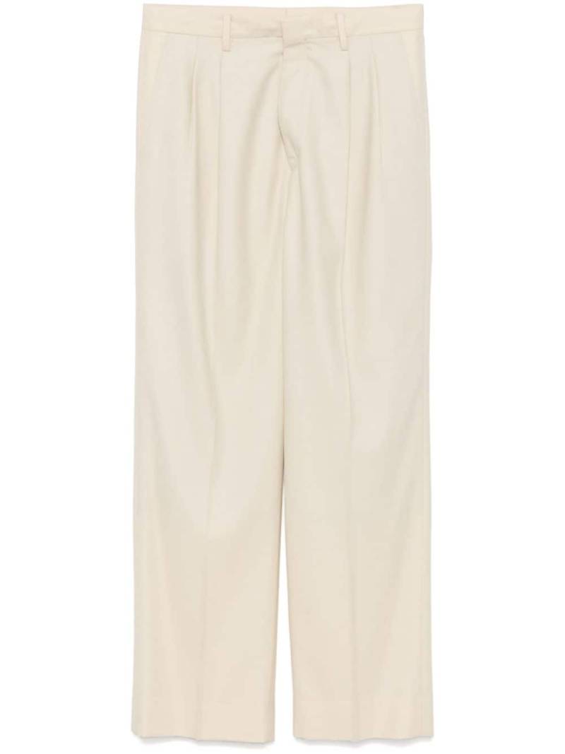 Auralee wool trousers - Neutrals von Auralee