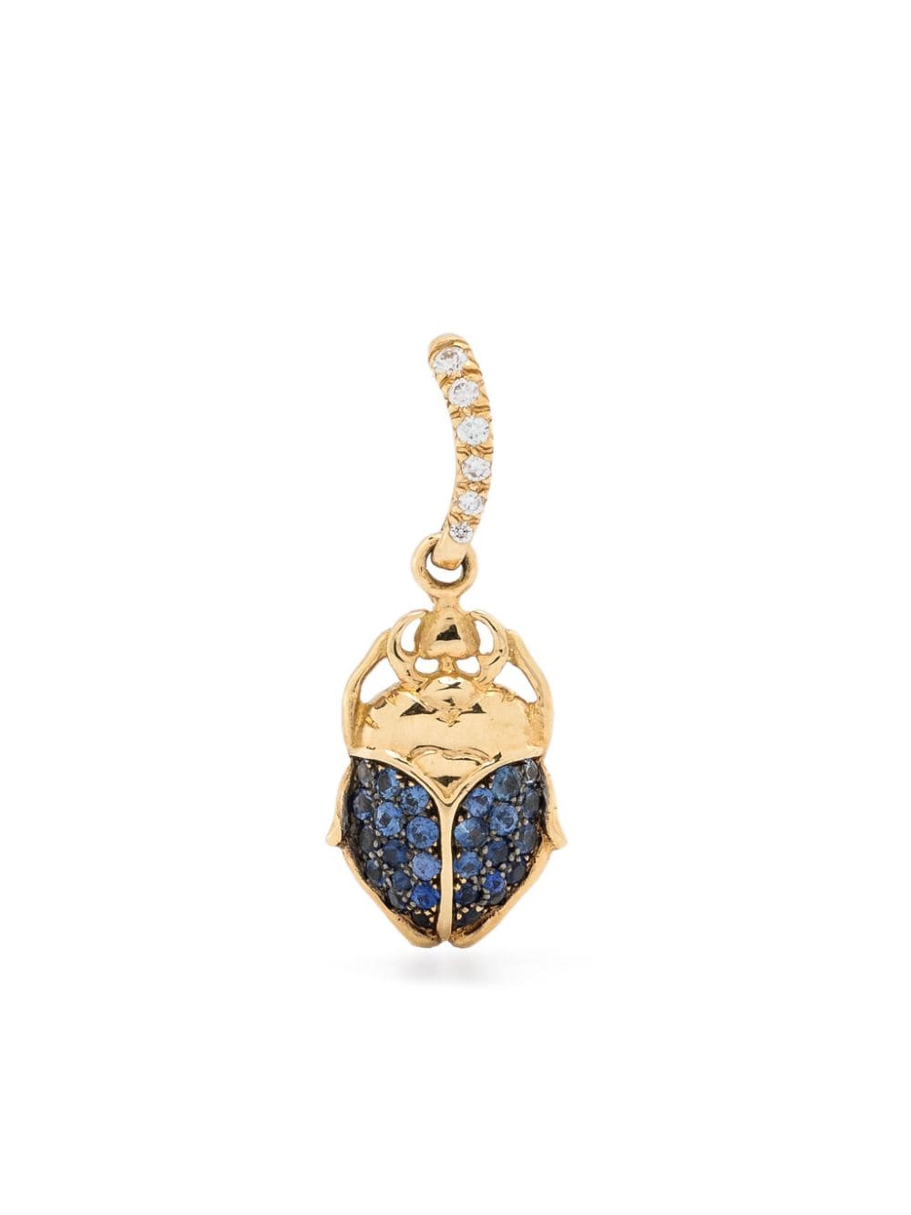 Aurelie Bidermann 18kt Yellow Gold Beetle Sapphire pendant von Aurelie Bidermann