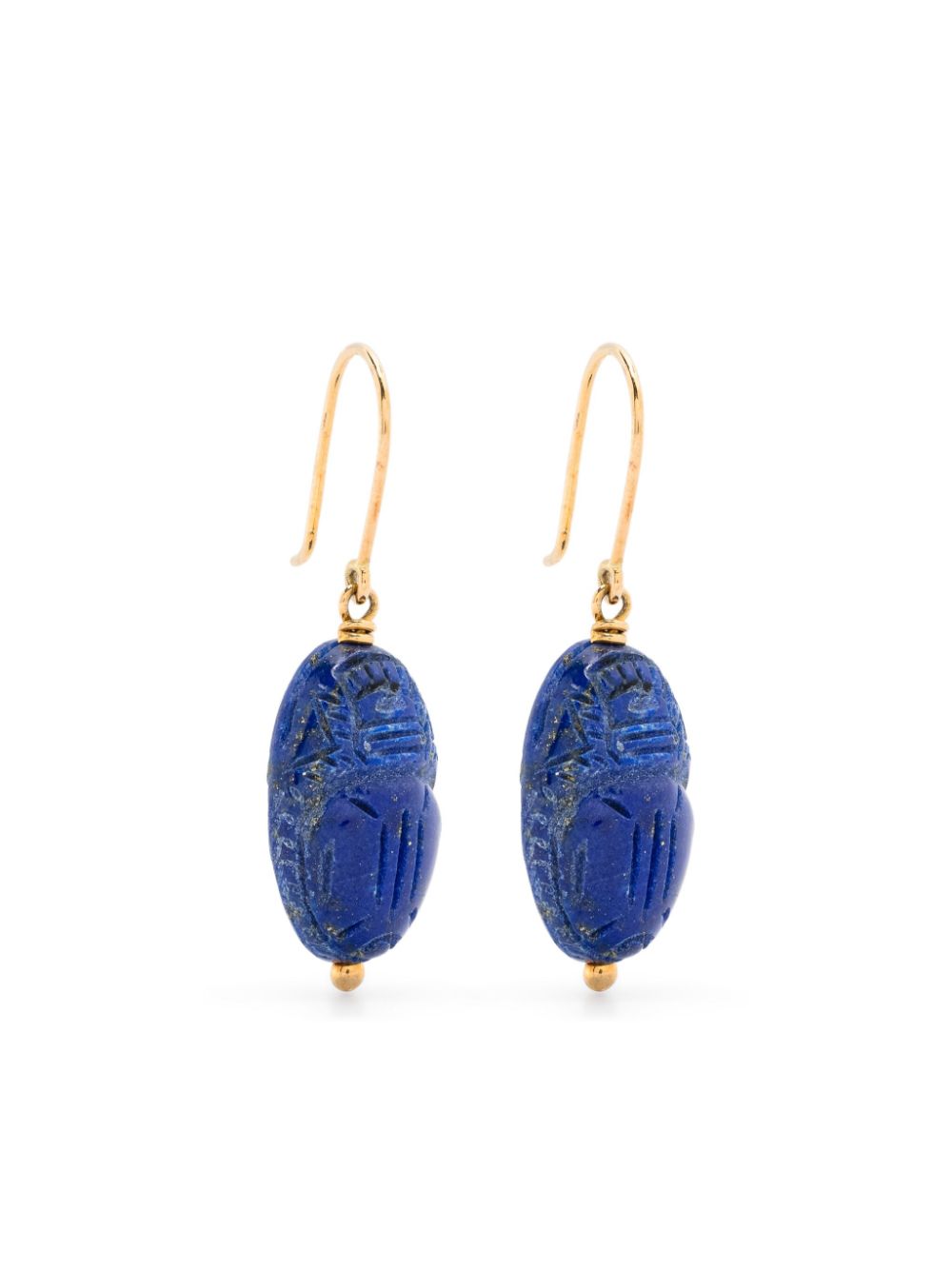 Aurelie Bidermann 18kt yellow gold Beetle earrings von Aurelie Bidermann