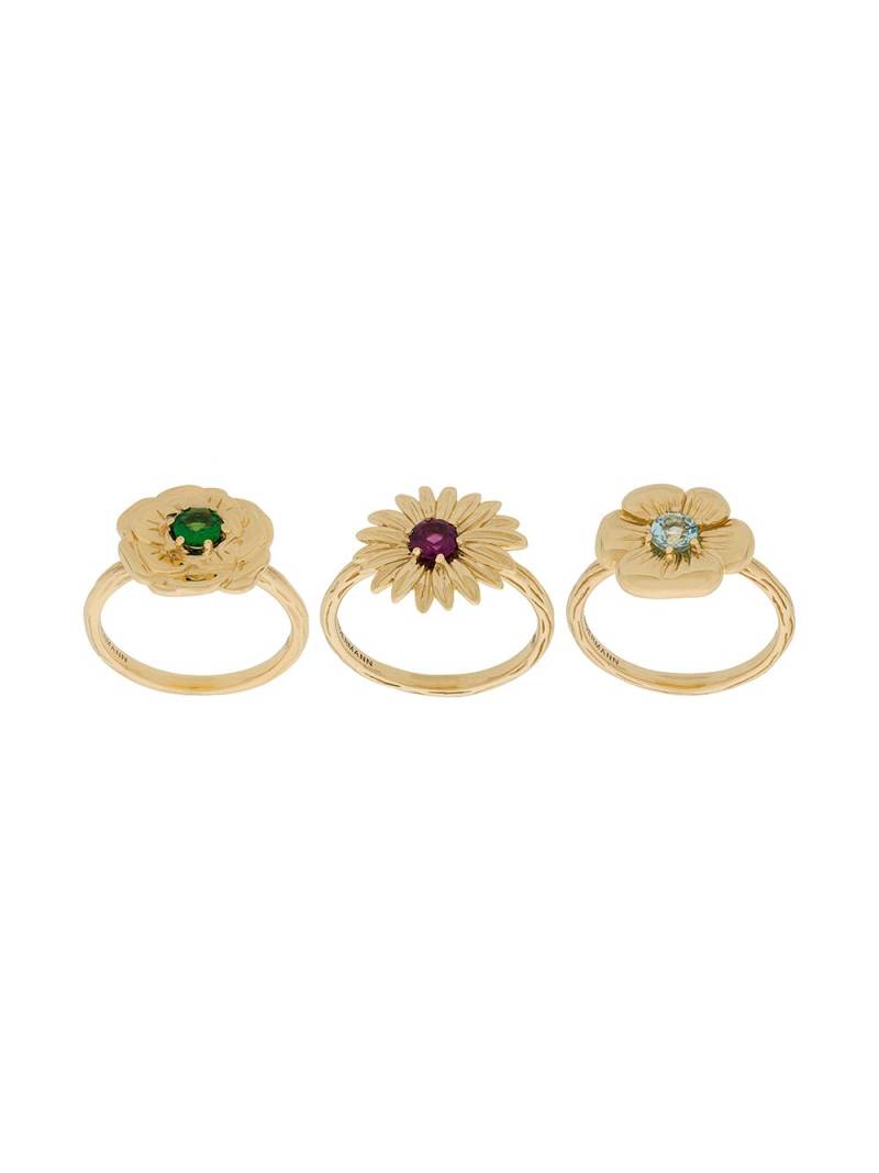 Aurelie Bidermann 18kt yellow gold Bouquet set of rings - Metallic von Aurelie Bidermann