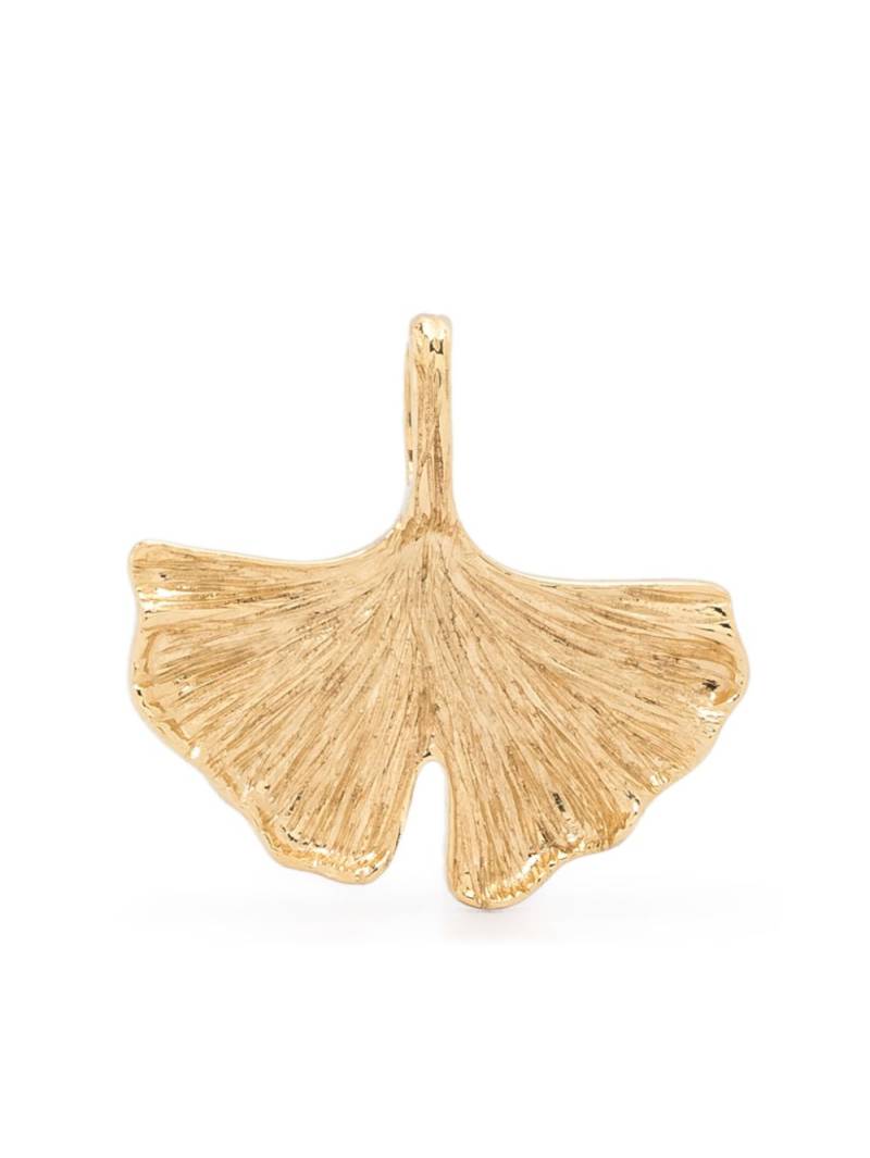 Aurelie Bidermann 18kt yellow gold mini Ginkgo pendant von Aurelie Bidermann