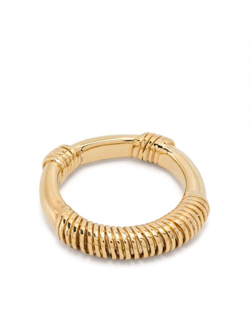 Aurelie Bidermann Alhambra embossed ring - Gold von Aurelie Bidermann