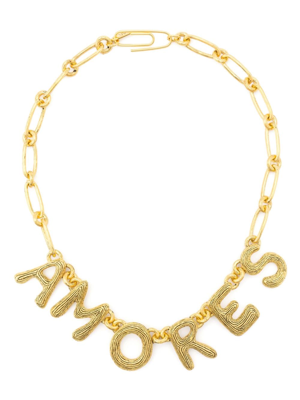 Aurelie Bidermann Amaite letter-charm necklace - Gold von Aurelie Bidermann